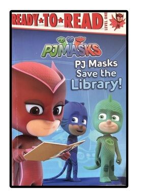 BUNDLE & SAVE🎉 PJ Masks Save the Library Level 1 Reader